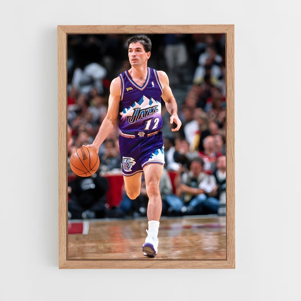 Poster John stockton – affiche Basketball (vue 4)